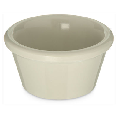 Carlisle S85242 2 Oz Ramekin Smooth Dishwasher Safe Bone Melamine