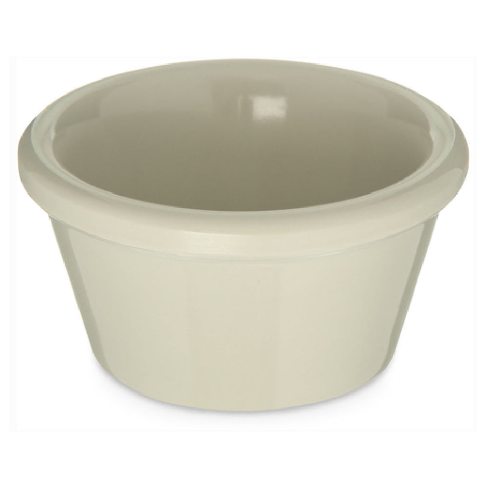 Carlisle S85242 2 Oz Ramekin Smooth Dishwasher Safe Bone Melamine