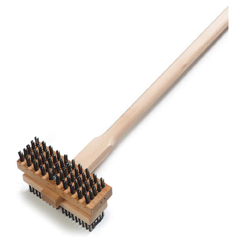 Carlisle 4029400 48 Inch Double Broiler Brush with Dual-sided Steel Heads