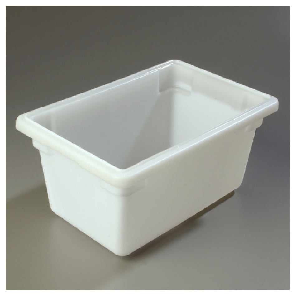 Carlisle 1063202 12 Inch Food Storage Box 5-1/2 Gallon reinforced corners dishwasher safe polyethylene