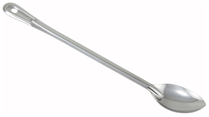 Winco BSON-21 21 Inch Long Basting Spoon Solid Stainless Steel with Descriptors