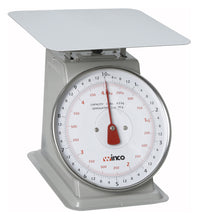 Winco 10 lb Receiving Scale - 8" Dial - Painted Steel Construction