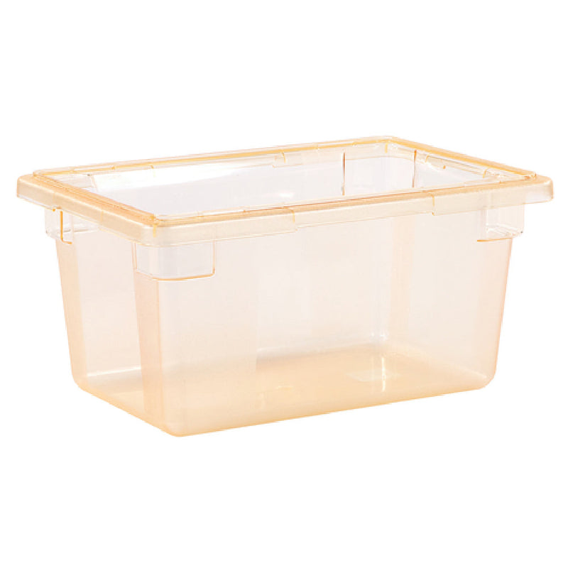 Carlisle 10612C22 5 Gallon Color Coded Food Storage Box Polycarbonate Yellow