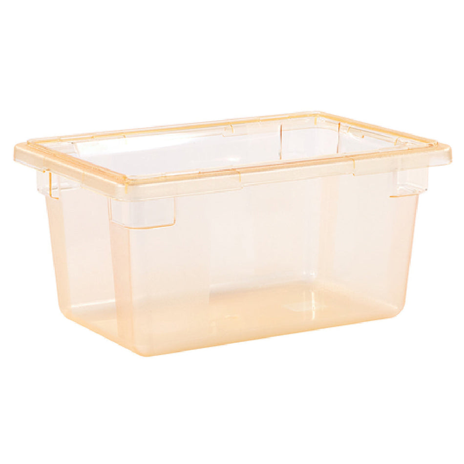 Carlisle 10612C22 5 Gallon Color Coded Food Storage Box Polycarbonate Yellow