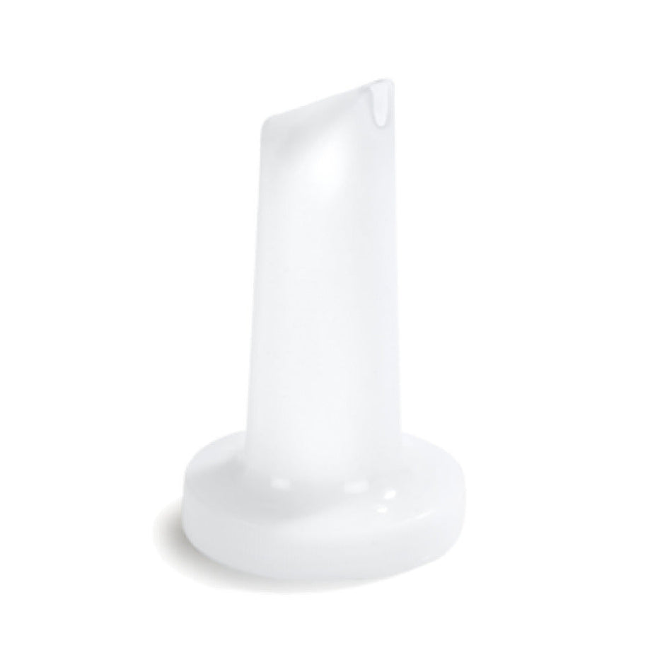 Carlisle PS20402 3-1/2 Inch Diameter Drink Bar Mix Pourer Neck White Polyethylene