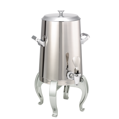Flame Free™ Thermo-Urn™ 1.5-Gallon Vacuum Insulated Urn with Regal Legs and Flat Lid in Polished Stainless