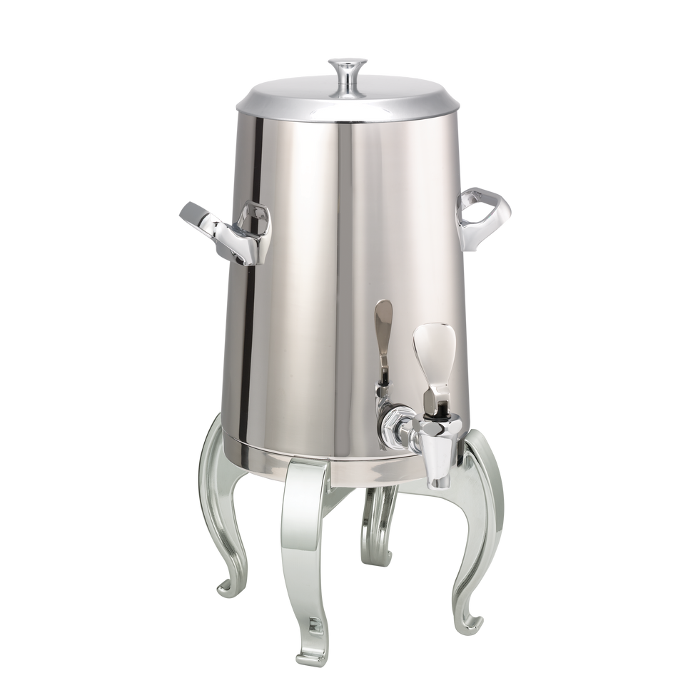 Flame Free™ Thermo-Urn™ 1.5-Gallon Vacuum Insulated Urn with Regal Legs and Flat Lid in Polished Stainless