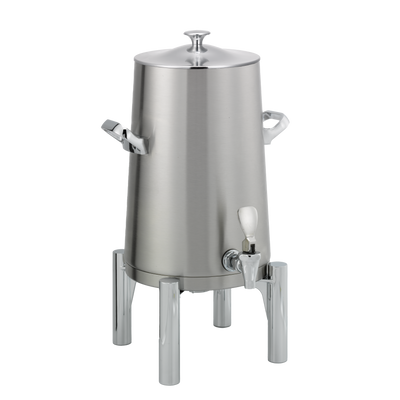 Flame Free™ Thermo-Urn™ 3-Gallon Vacuum Insulated Urn with Round Legs and Classic Lid in Brushed Stainless