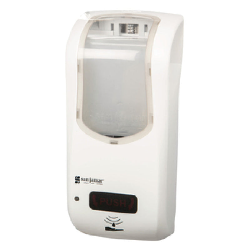 Carlisle SHF970WHCL 5-1/2 Inch Foam Soap Dispenser Touchless Plastic White