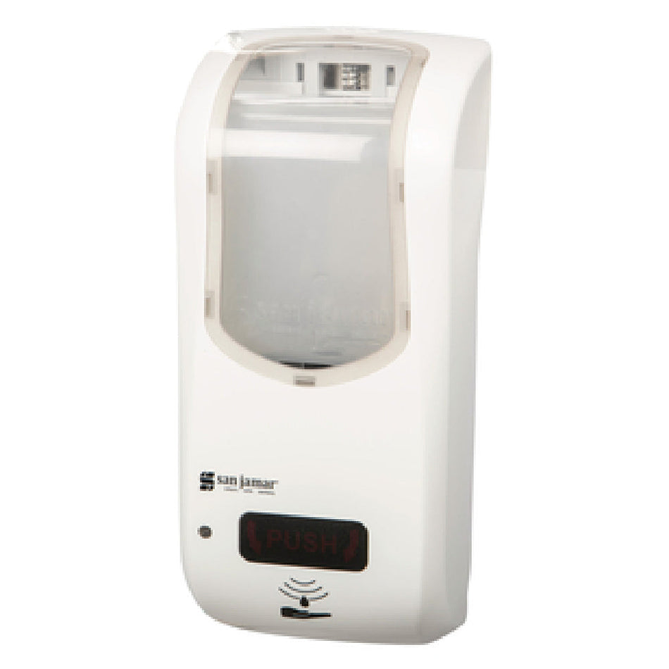 Carlisle SHF970WHCL 5-1/2 Inch Foam Soap Dispenser Touchless Plastic White