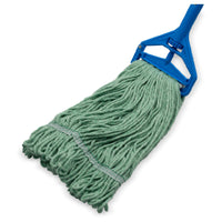 Carlisle 369417B09 Medium Loop-end Wet Mop Head Green Cotton Synthetic Blend