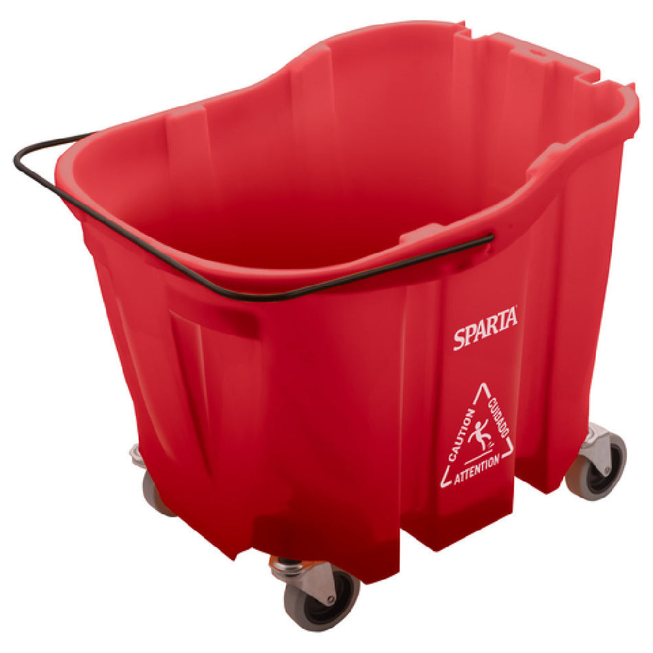 Carlisle 7690405 35 Qt Mop Bucket Only Red Impact Resistant Plastic