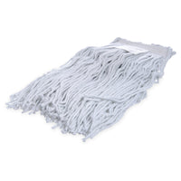 Carlisle 369070B00 Medium Cut-End Wet Mop Head 4 Ply Mildew Resistant Rayon