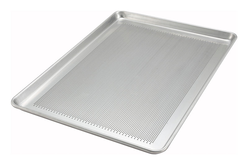 Winco ALXP-1826P 26 Inch Full Size Perforated Sheet Pan 18 Gauge Aluminum