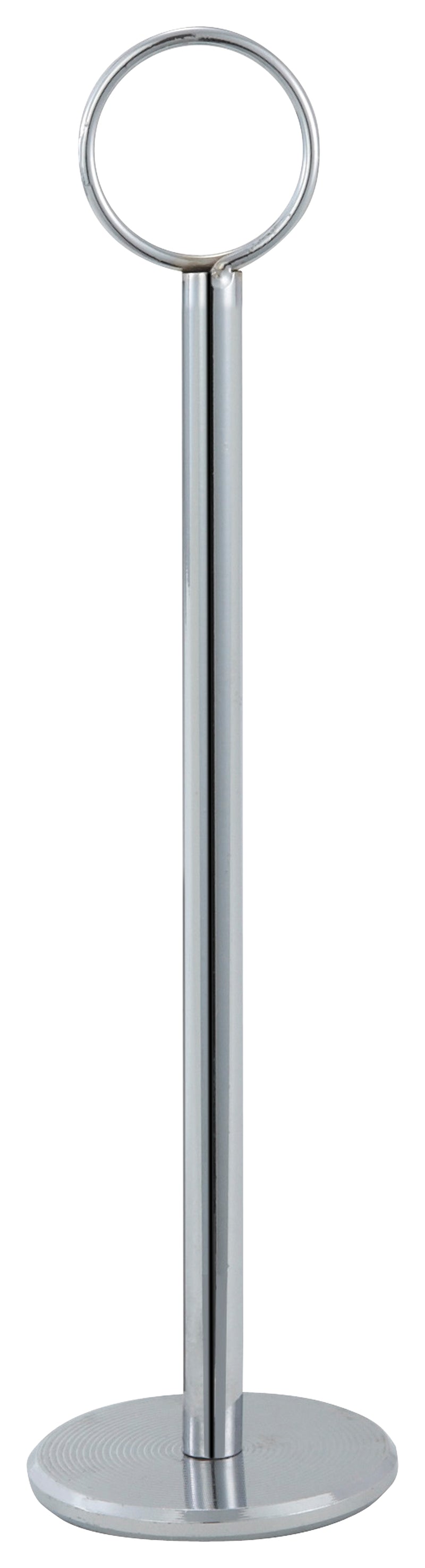 Winco TBH-8 1 to 4 Inch Table Number Holder Chrome Plated Steel Mirror Finish