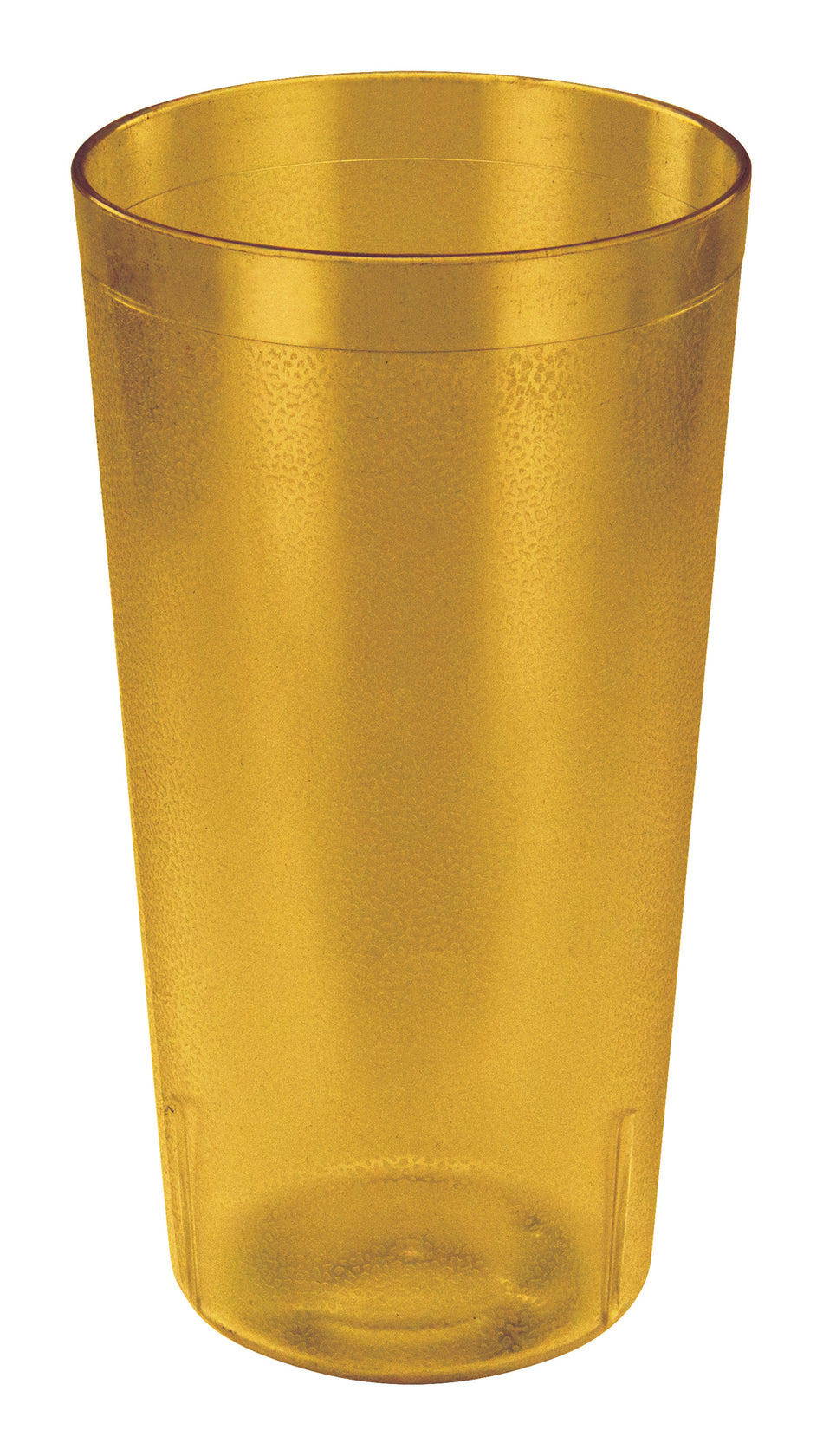 Winco PTP-32A Pebbled Tumblers - 32 oz, Amber