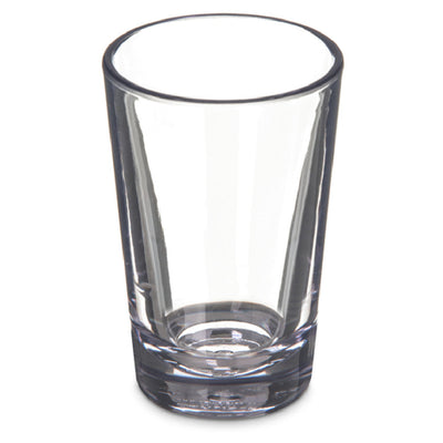 Carlisle 560207 2 Oz Chip Shatter Break Resistant Clear SAN Alibi Shooter