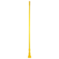 Carlisle 369475EC04 60 Inch Long Jaw Style Mop Handle Fiberglass Yellow