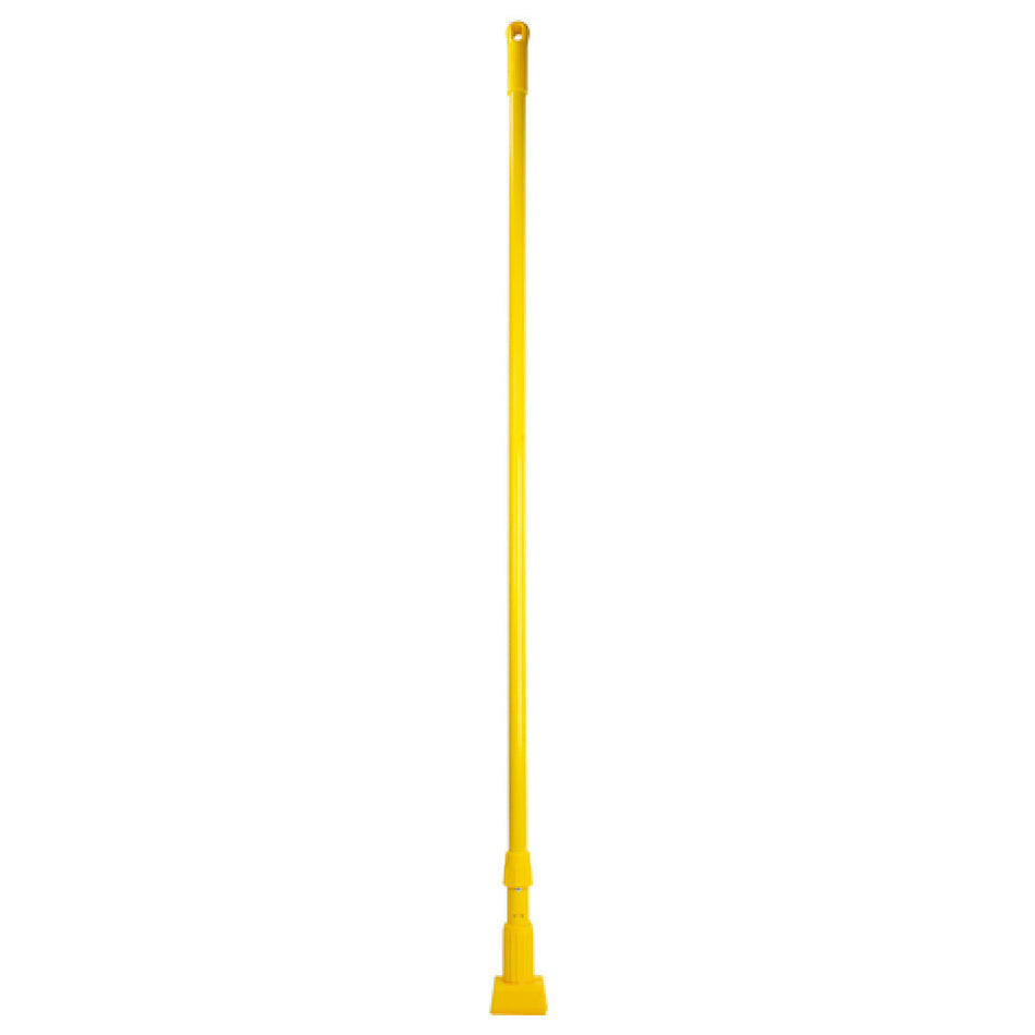 Carlisle 369475EC04 60 Inch Long Jaw Style Mop Handle Fiberglass Yellow