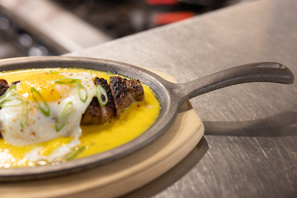 Hot Solutions™ Oval Cast Aluminum Skillet with Handle