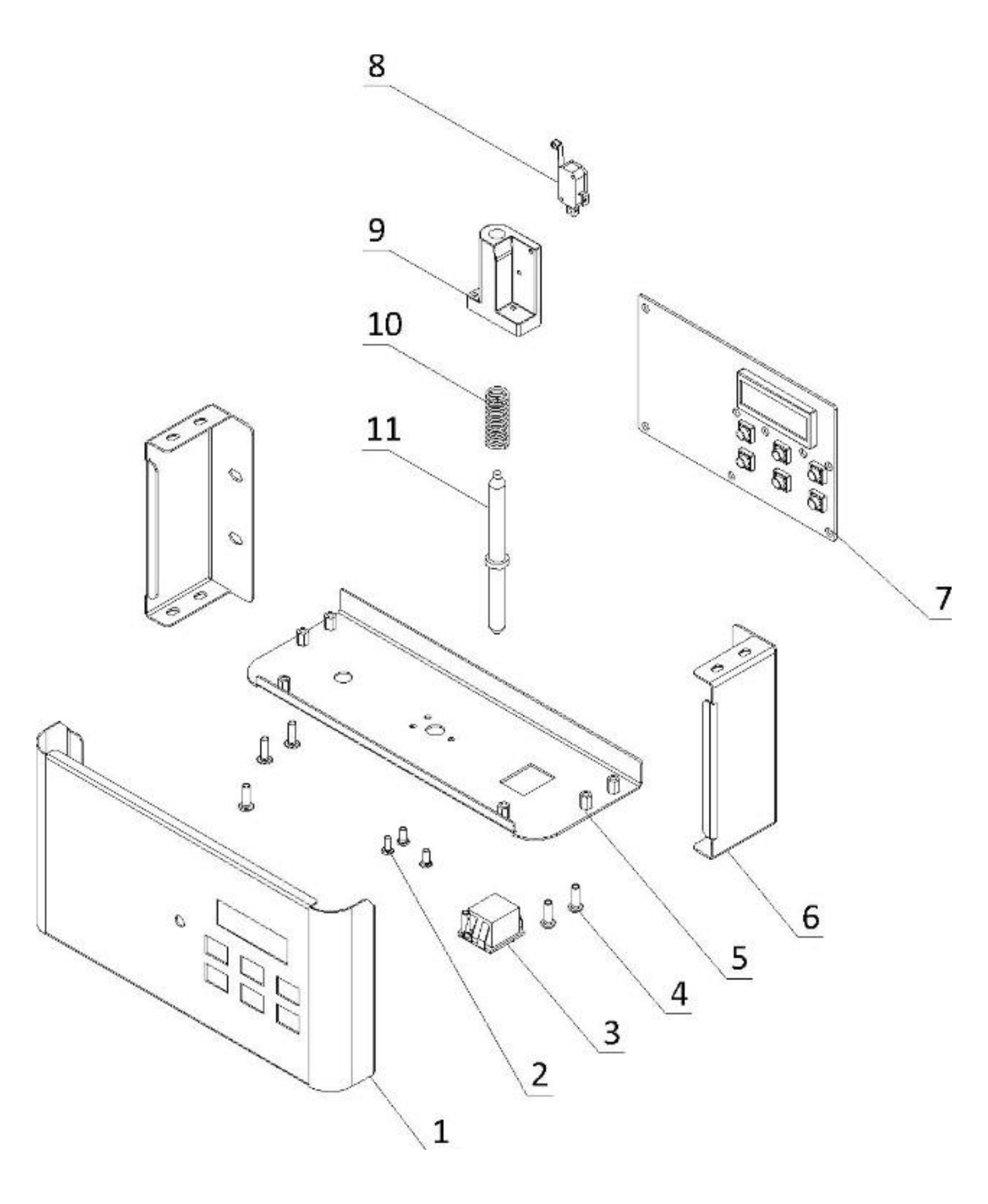 Spaceman 6210-C — Draw Switch & Control Panel schematic