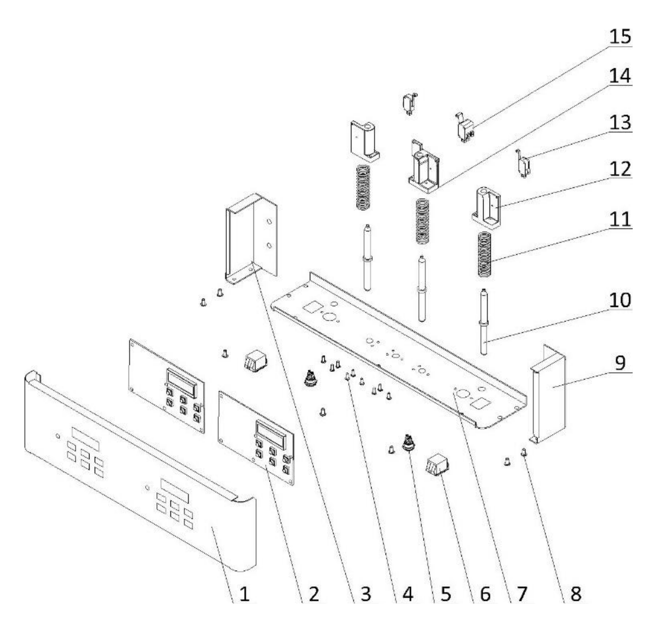 Spaceman 6235-C — Draw Switch & Control Panel schematic