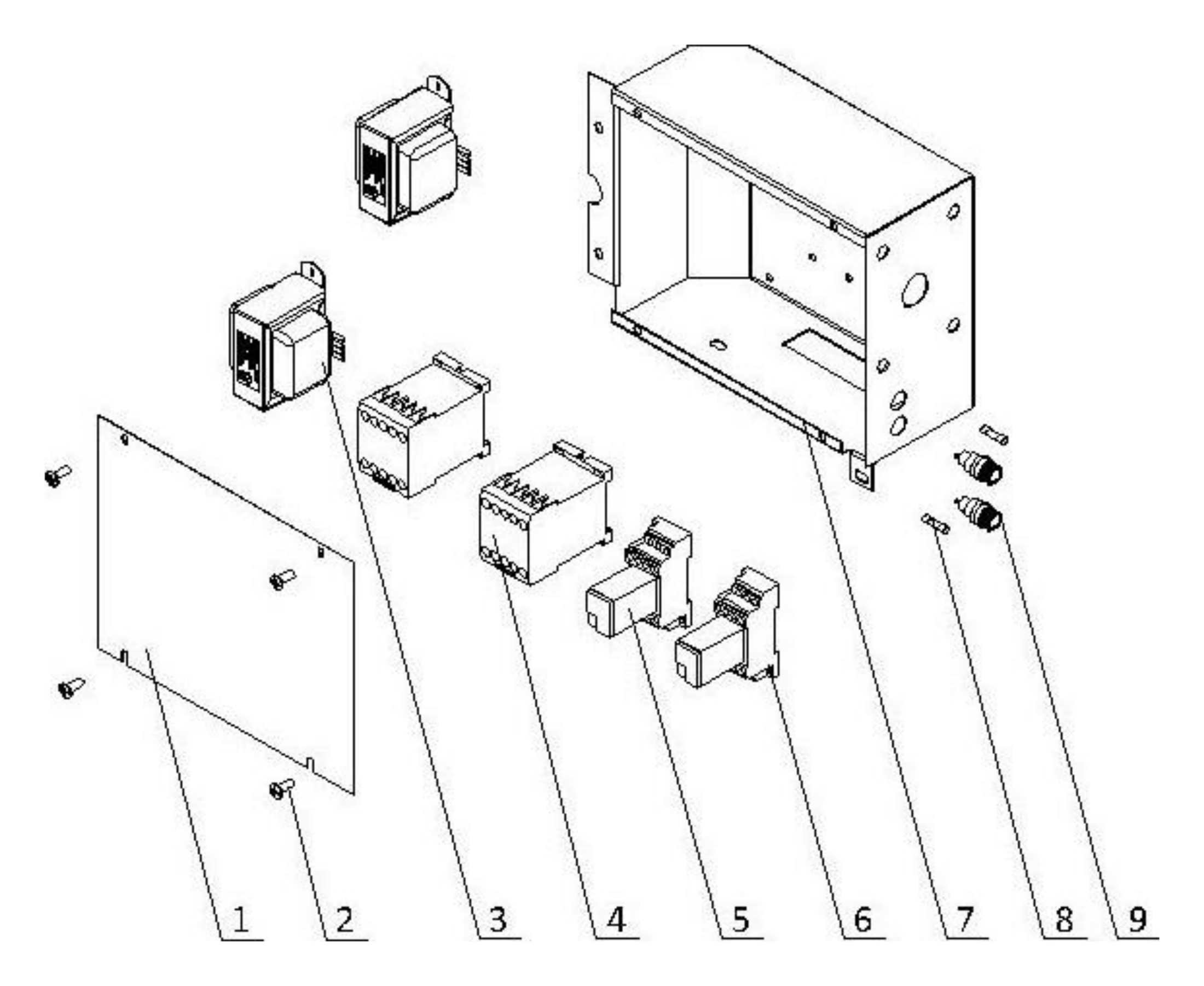 Spaceman 6235-C — Electrical Box schematic