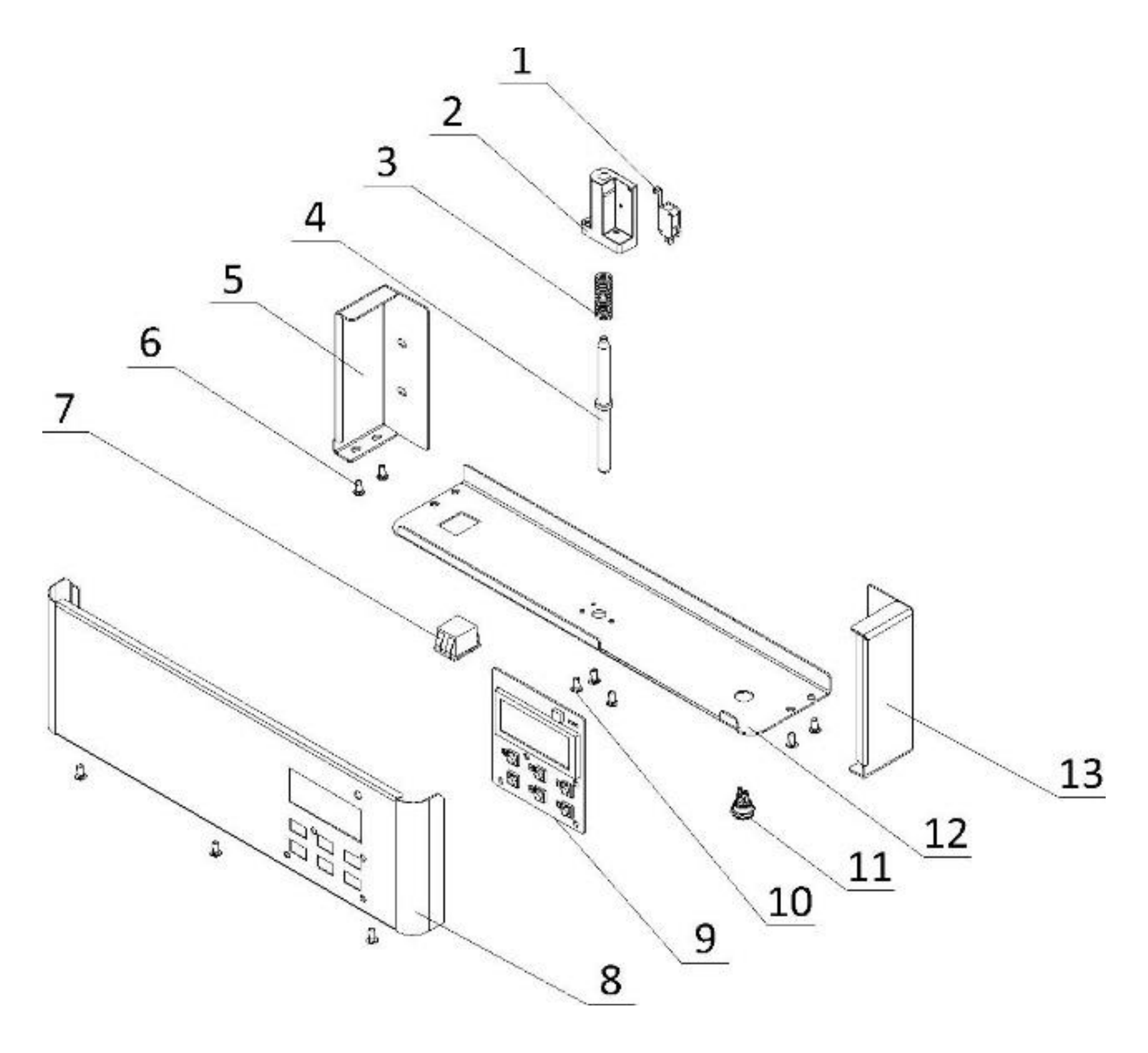 Spaceman 6236-C — Draw Switch & Control Panel schematic