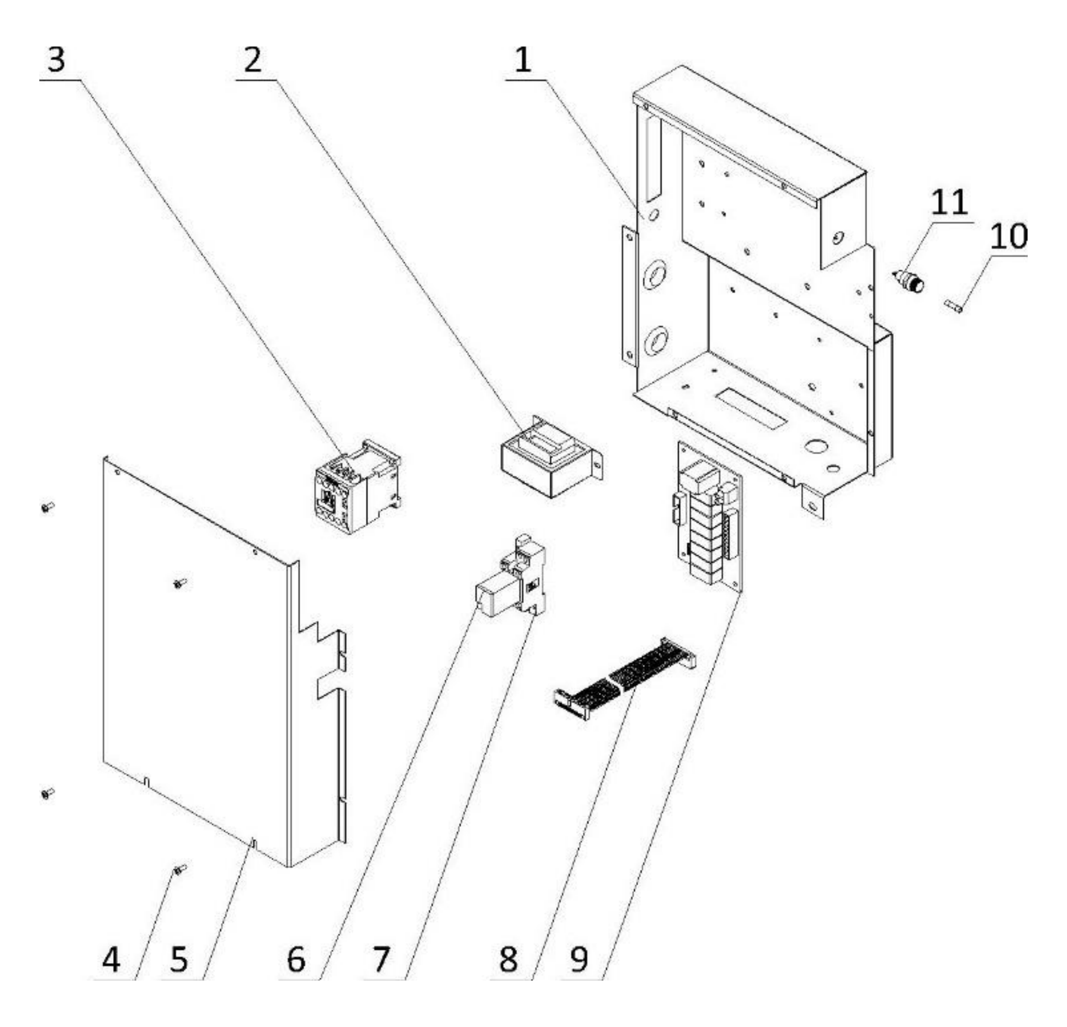 Spaceman 6236-C — Electrical Box schematic