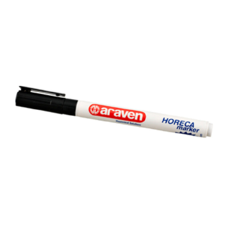 Carlisle 00393 Horeca Marker 1/32 Inch Non-toxic Black Ink Pen Marker