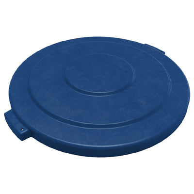 Carlisle 84102114 19-4/5 Inch Diameter Waste Bin Lid Heavy-Duty Blue Polyethylene