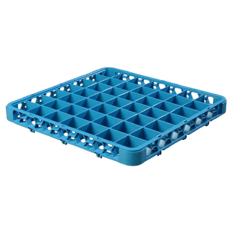 Carlisle RE4914 19 Inch Full Size Rack Extender Blue Divided Glass - 49 Compartments