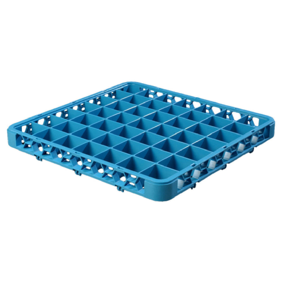 Carlisle RE4914 19 Inch Full Size Rack Extender Blue Divided Glass - 49 Compartments