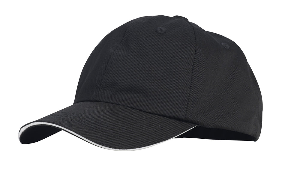 Winco CHBC-4BK Adjustable Chef's Hat Black with 65/35 Poly-Cotton Blend