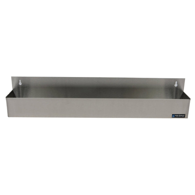 Carlisle B5542 41-1/4 Inch Keyhole Mount Speed Rail Holds 10 Bottles Stainless Steel