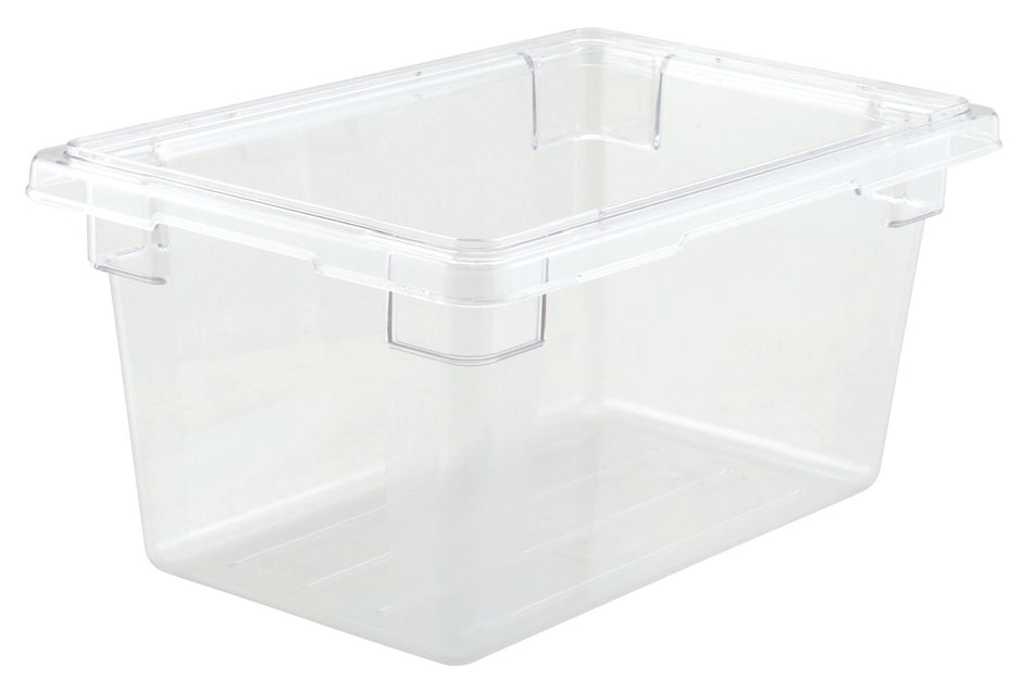 Winco PFSH-9 12 Inch Clear Food Storage Box Break-Resistant Polycarbonate
