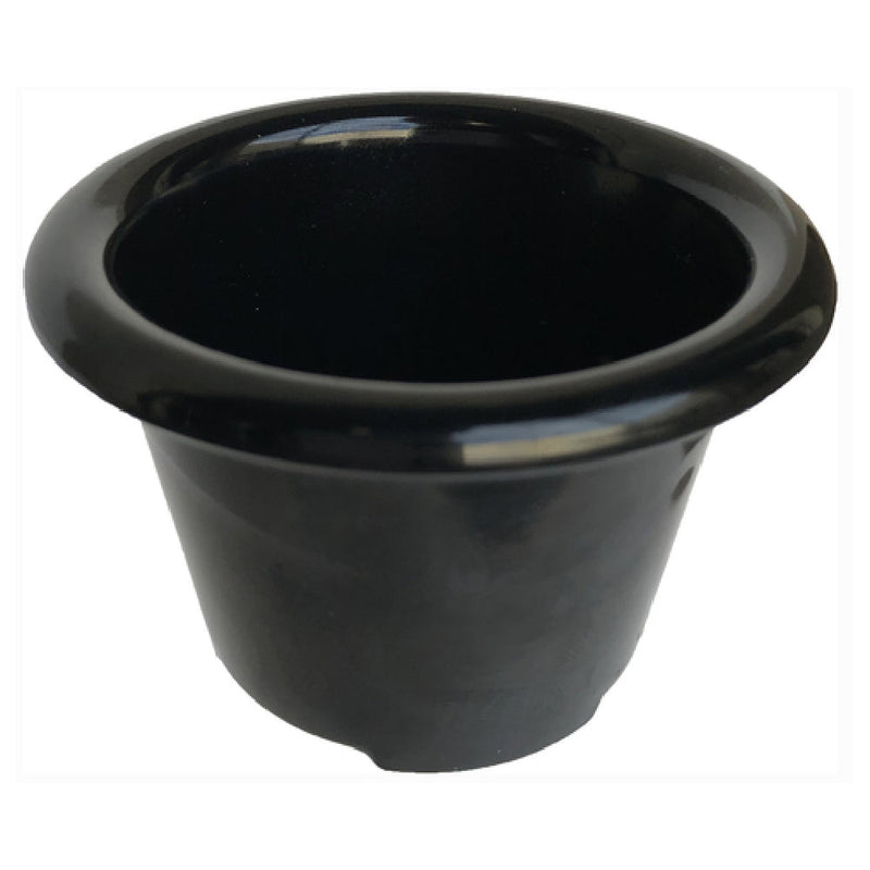 Carlisle S27603 1-1/2 Oz Ramekin Smooth Dishwasher Safe Black Melamine