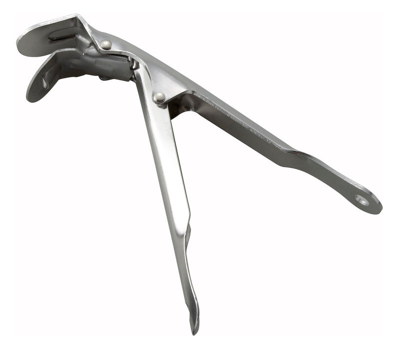 Winco PPG-8 8 Inch Pizza Pan Gripper with Ergonomic Handle Stainless Steel