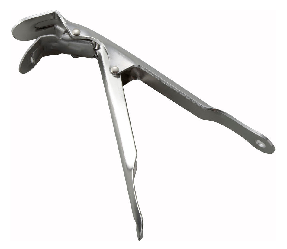 Winco PPG-8 8 Inch Pizza Pan Gripper with Ergonomic Handle Stainless Steel
