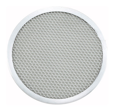 Winco APZS-7 7 Inch Diameter Seamless Round Pizza Screen Aluminum