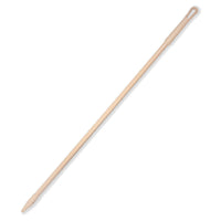 Carlisle 40225EC25 60 Inch Hanging Cap Threaded Fiberglass Tan Handle