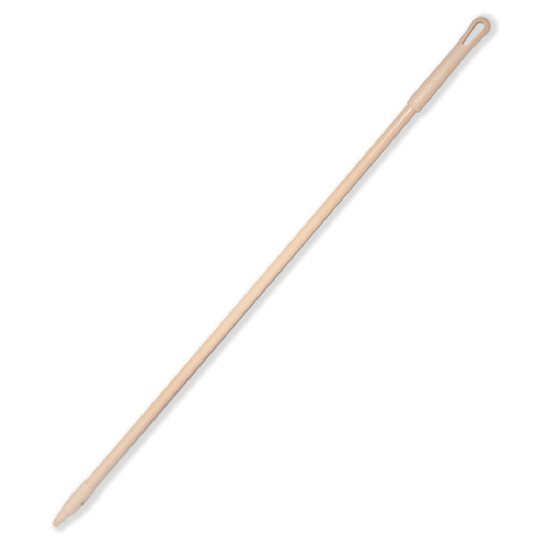Carlisle 40225EC25 60 Inch Hanging Cap Threaded Fiberglass Tan Handle