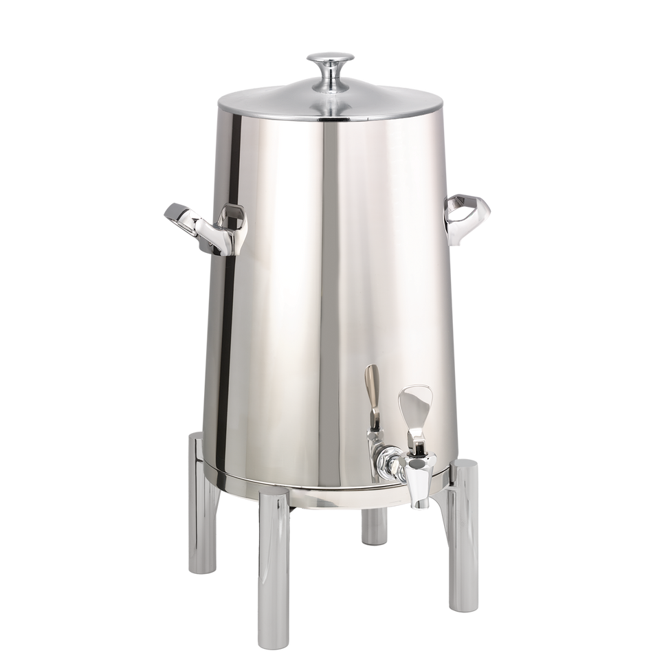 Flame Free™ Thermo-Urn™ 5-Gallon Vacuum Insulated Urn with Round Legs and Classic Lid in Polished Stainless