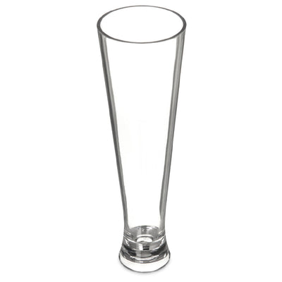 Carlisle 564907 15 Oz Dishwasher Safe Pilsner Glass Clear Shatterproof Polycarbonate