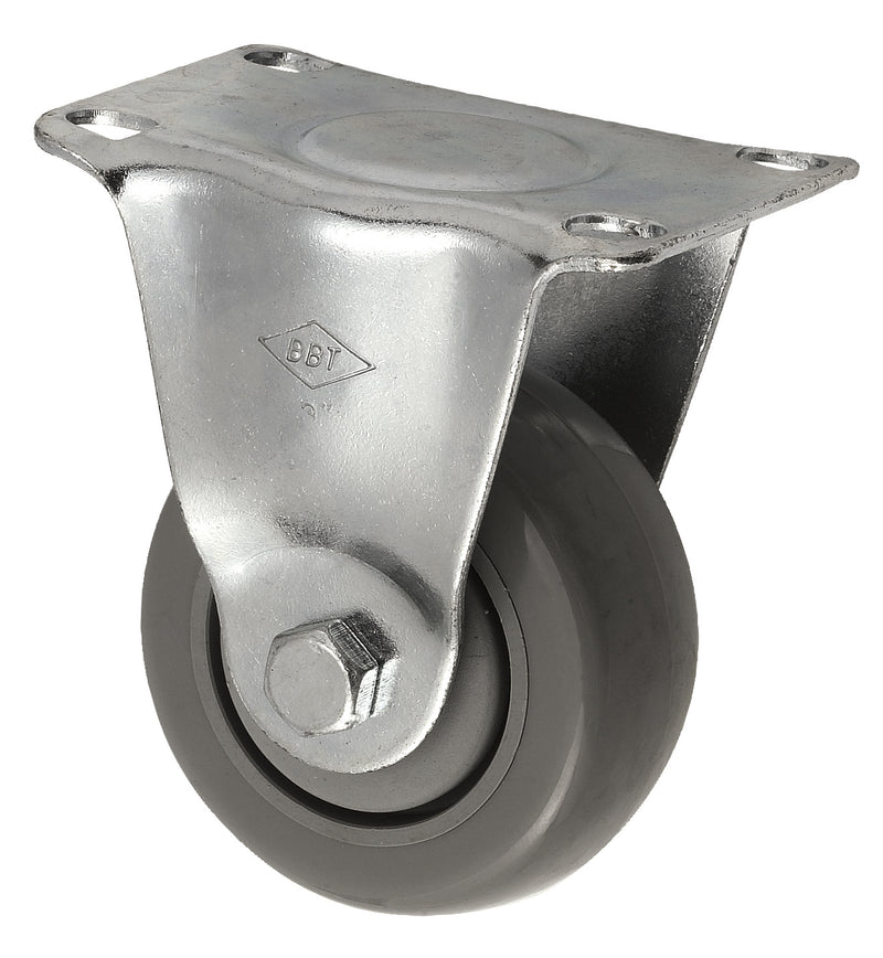 Winco IB-C3 3 Inch Caster Rigid 100 Lb Polyurethane Plate