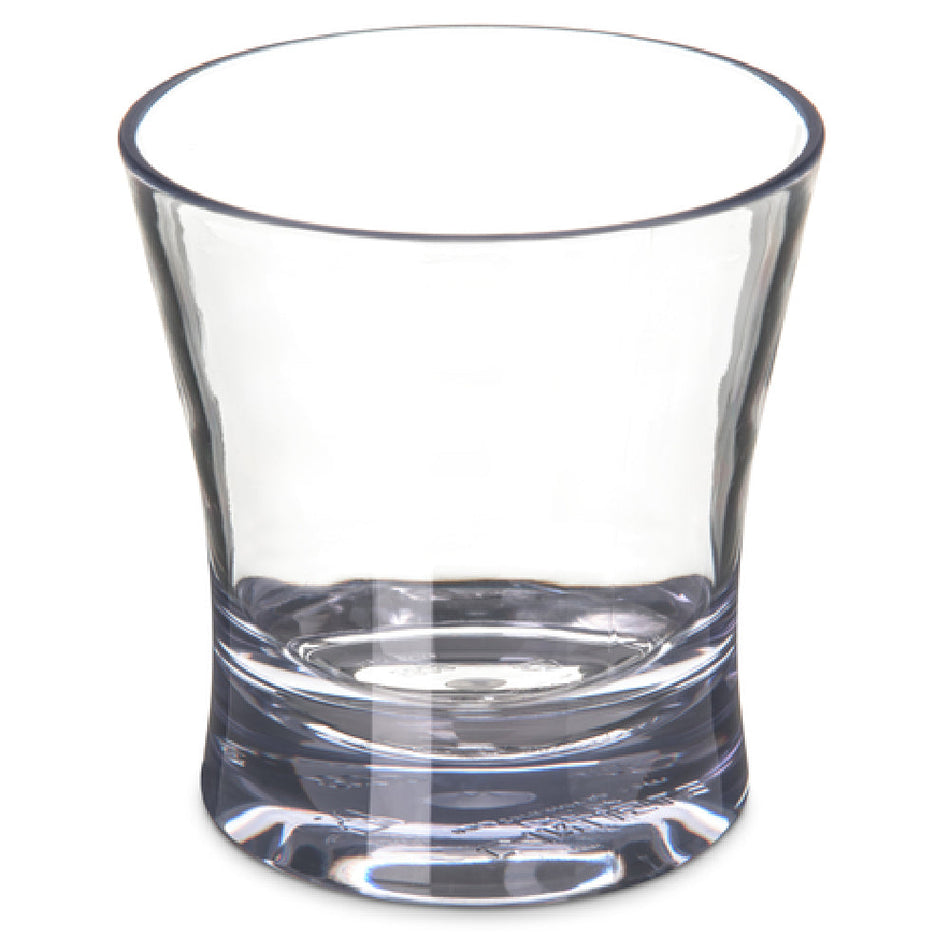 Carlisle 560907 9 Oz Chip Shatter Break Resistant Rocks Glass SAN Clear