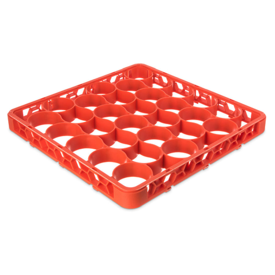 Carlisle REW30SC24 Full Size Glass Rack Extender Orange Polypropylene 30 Comparts