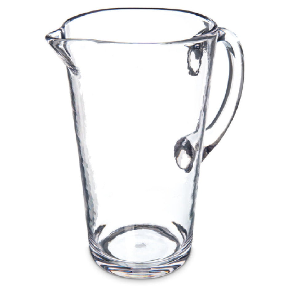 Carlisle MIN544307 74 Oz Plastic Pitcher with Handle Clear BPA Free