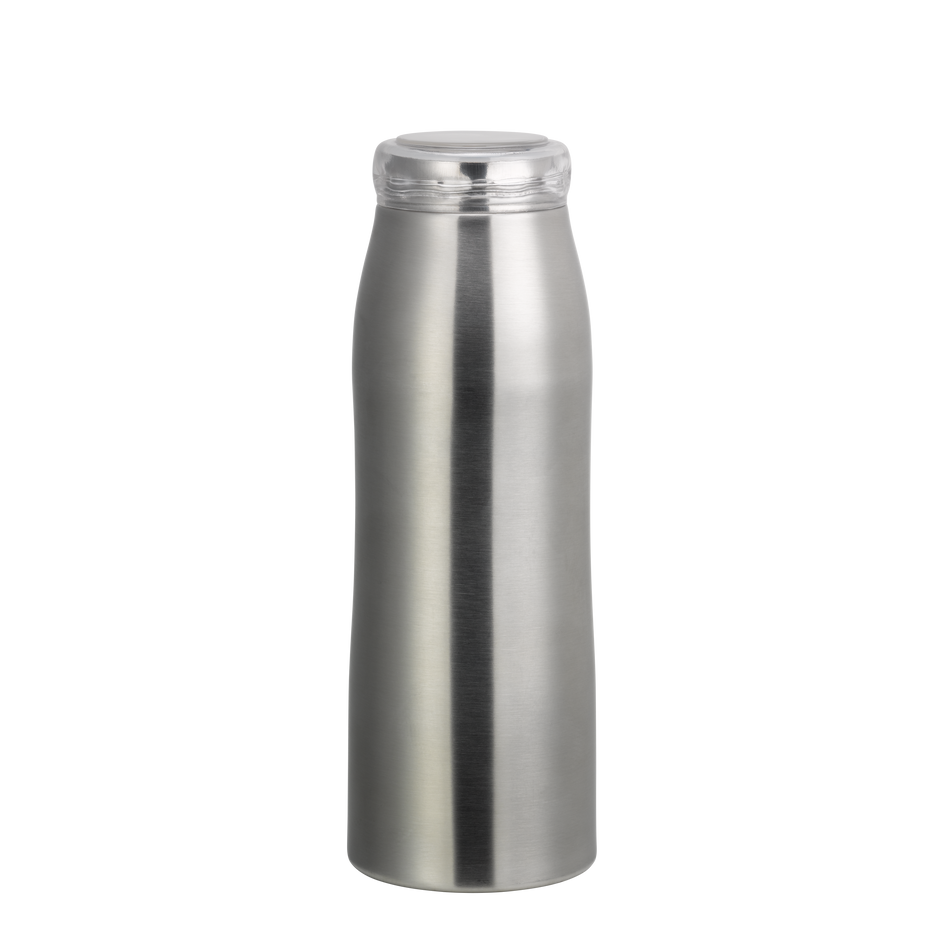 VersaVac 1-Liter Vacuum Insulated Bottle with Twist Seal Top in Brushed Stainless
