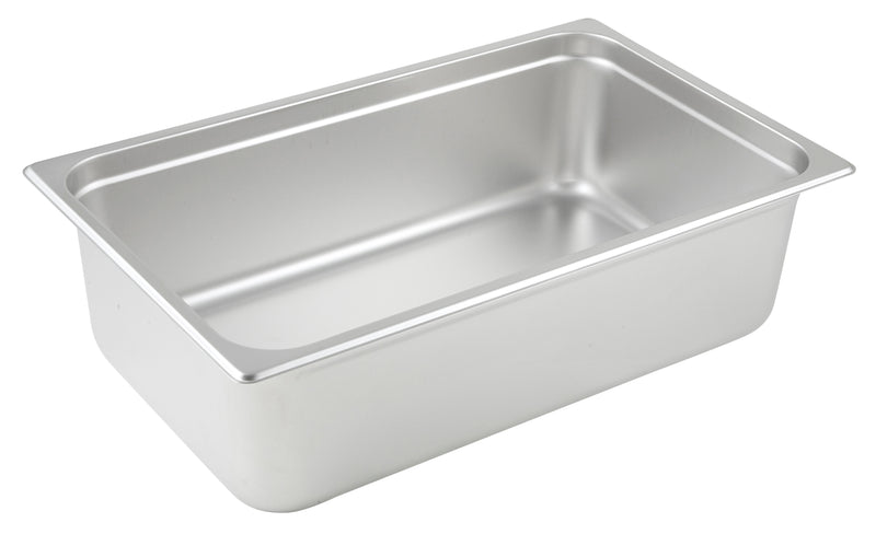 Winco SPJM-106 Full Size Steam Table Pan 20-3/4 Inch Stainless Steel 24 Gauge Anti Jamming